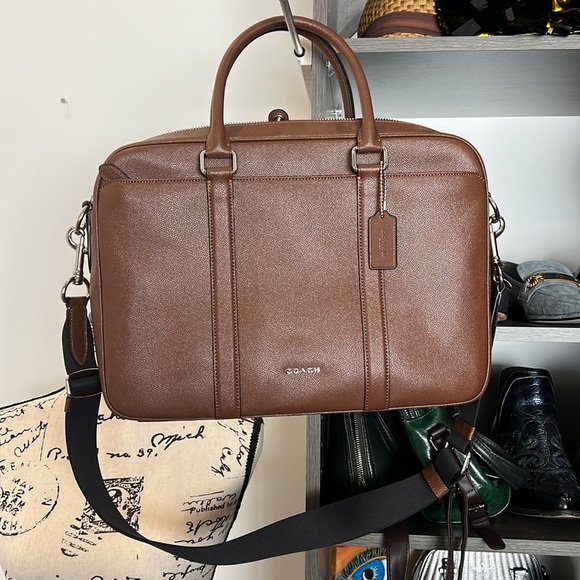 Coach Leather Lap Top Bag New w/o tags - Picture 9 of 11